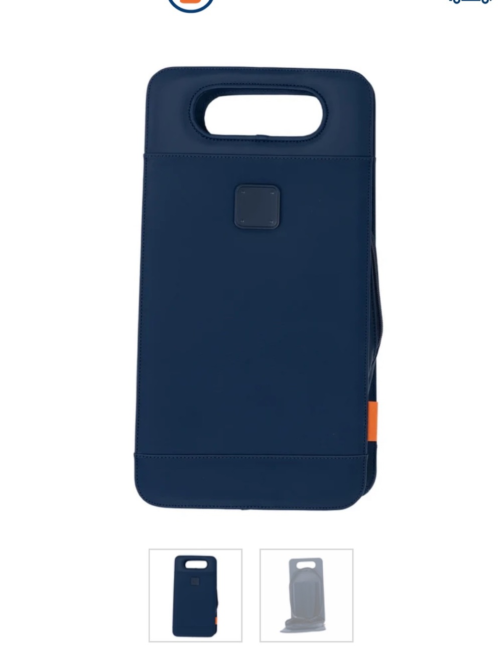 NWT STITCH Golf Ultimate 2-Bottle Wine Tote - midnight blue